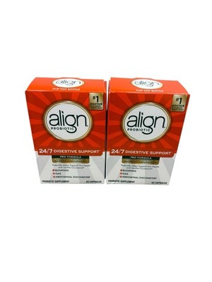 2 Pack Align Probiotic Digestive Support Pro Formula Total 126 Ct. Exp. 11/2028