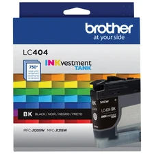 Brother LC404BKW Genuine LC404BK Black INKvestment Tank Printer Ink Cartridge