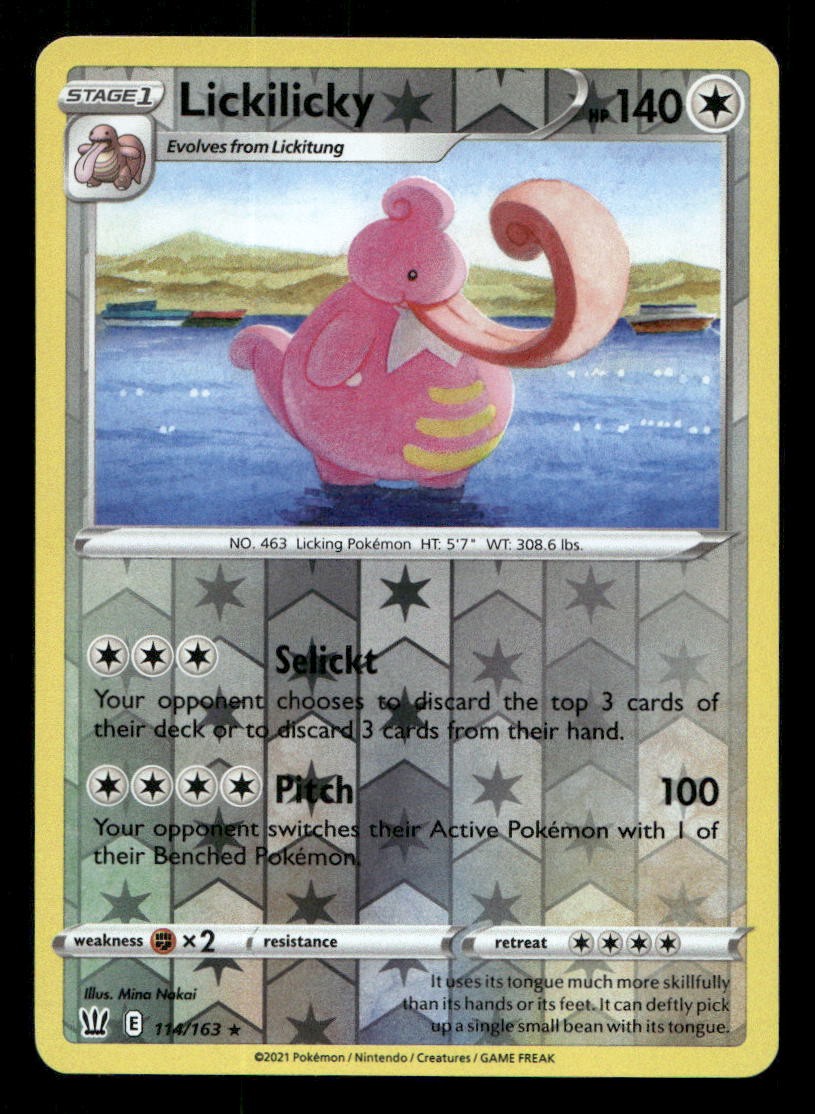 Lickilicky 114/163 Battle Styles Reverse Holo NM/M Pokemon
