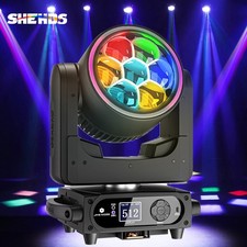 7x40W LED Zoom Bee Eyes Moving Head Light Wash Beam RGBW/RGBLAC For DJ Party Bar