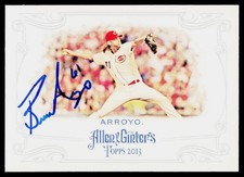 Bronson Arroyo SIGNED 2013 Topps Allen & Ginter #103 Cincinnati Reds AUTOGRAPH