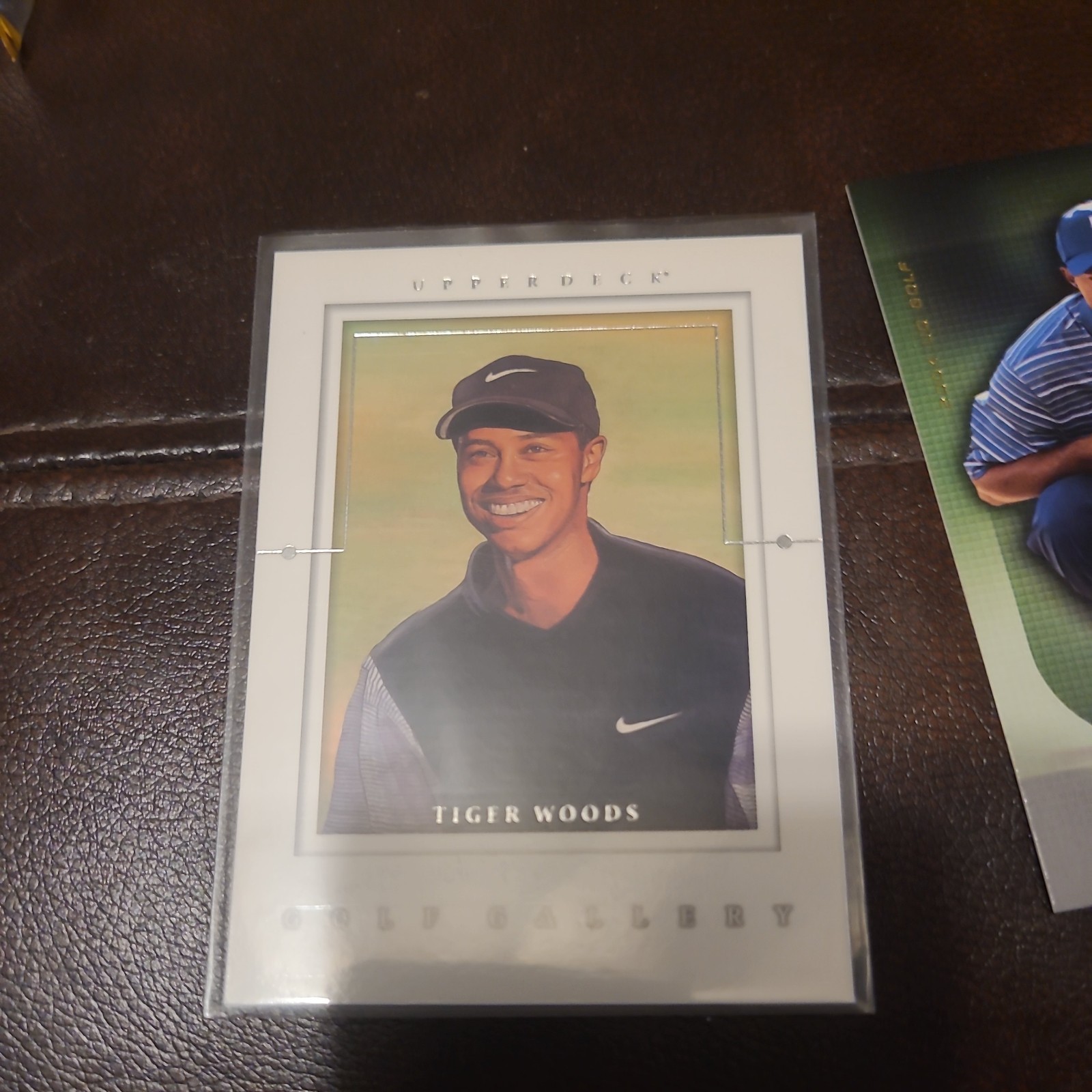2001 Upper Deck Golf Gallery Tiger Woods Rookie RC #GG4