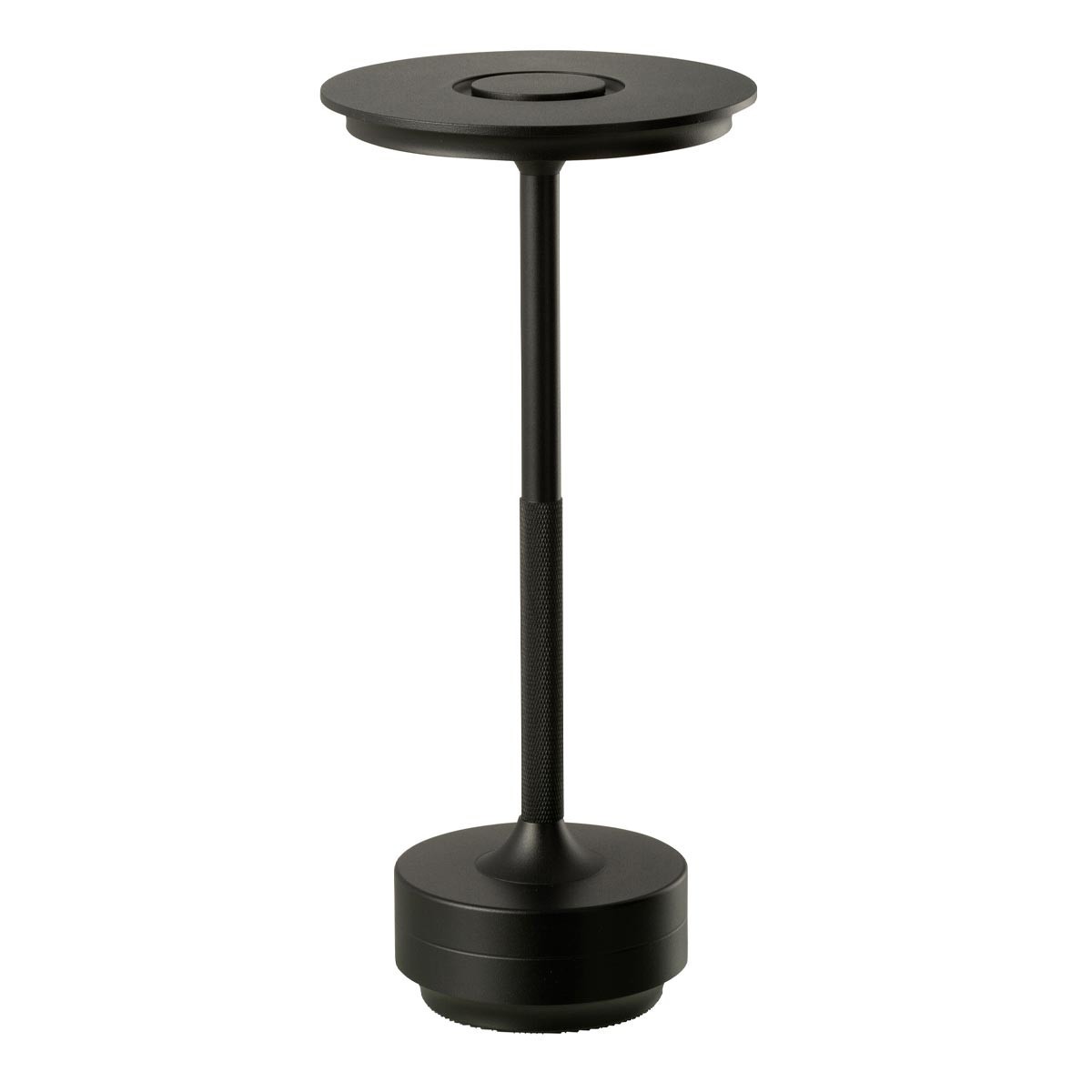 Lampe LED tactile noire 27cm idéale pour l'ambiance de chambre