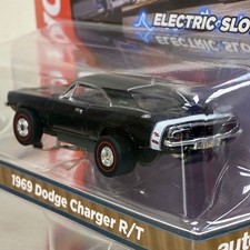 NEW Auto World 1969 Dodge Charger R/T Black Cars N Coffee HO Slot Car ThunderJet