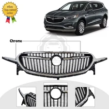 84739632 NEW Front Bumper Centre Mesh Grille Chrome For 2018-2021 Buick Enclave