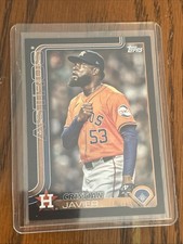 Cristian Javier 2025 Topps Baseball Black 40/74