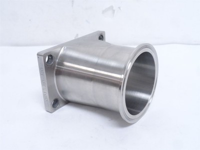 251282 Used; Poss Design 001320-R0 Pump Residue Fitting; SS; Size: 3'' Clamp