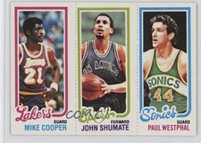1980-81 Topps Michael Cooper John Shumate Paul Westphal Rookie RC HOF 15ho