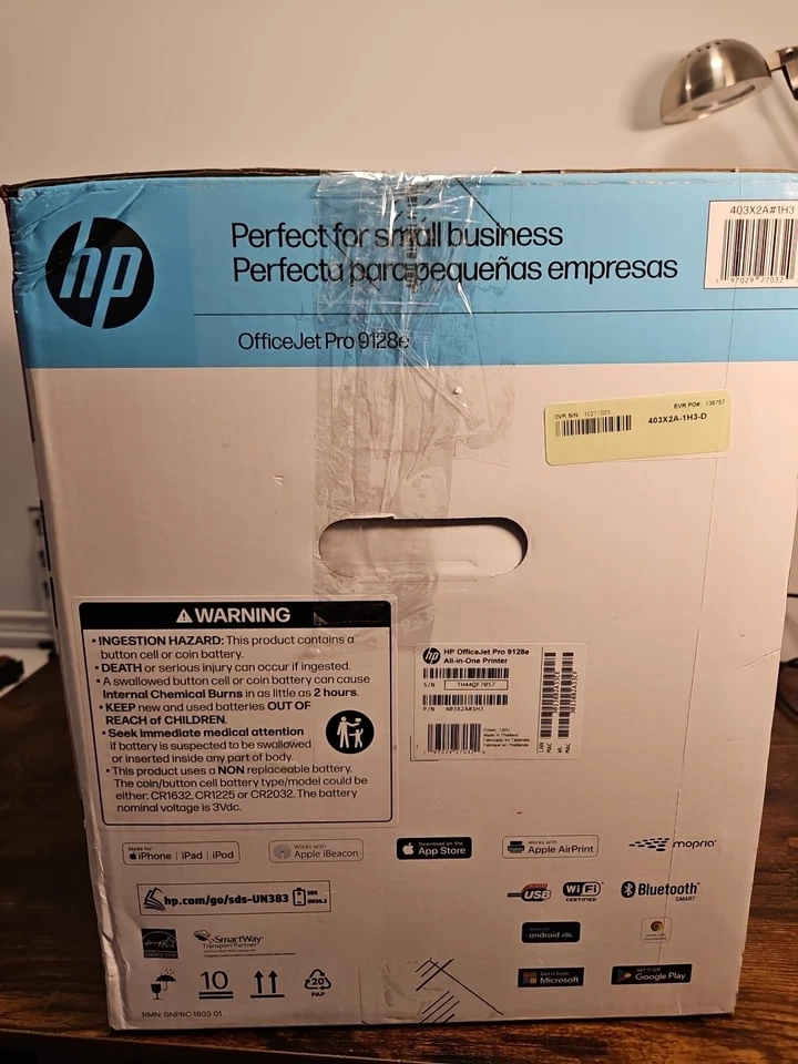 HP OfficeJet Pro 9128e Color Inkjet All-In-One Office Printer With ink! - Image 2 of 4