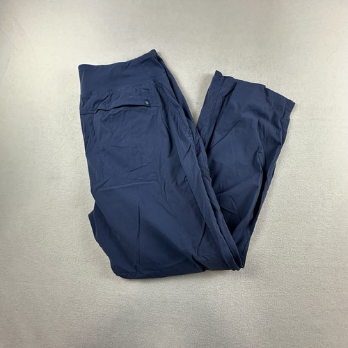 Mountain Hardware Pants Womens Large Blue DYNAMA 2 Ankle Pant Pull On Stretch