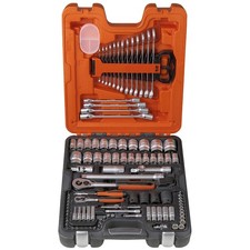 Bahco Socket & Spanner Set of 106 AF & Metric 1/4 & 1/2in Drive