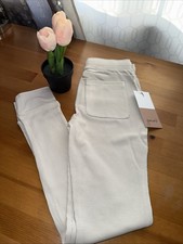 Goumi Kids Womens Warm Thermal Pants Size XS Jogger Loungewear Waffle Beige