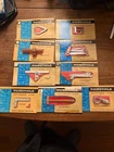 Lot 9 Vintage 1960s Marx Pocket Tools Packages on Cards - Collector's Series