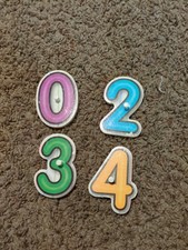 Melissa and Doug Peg Number Puzzle Wooden Replacement Number pieces