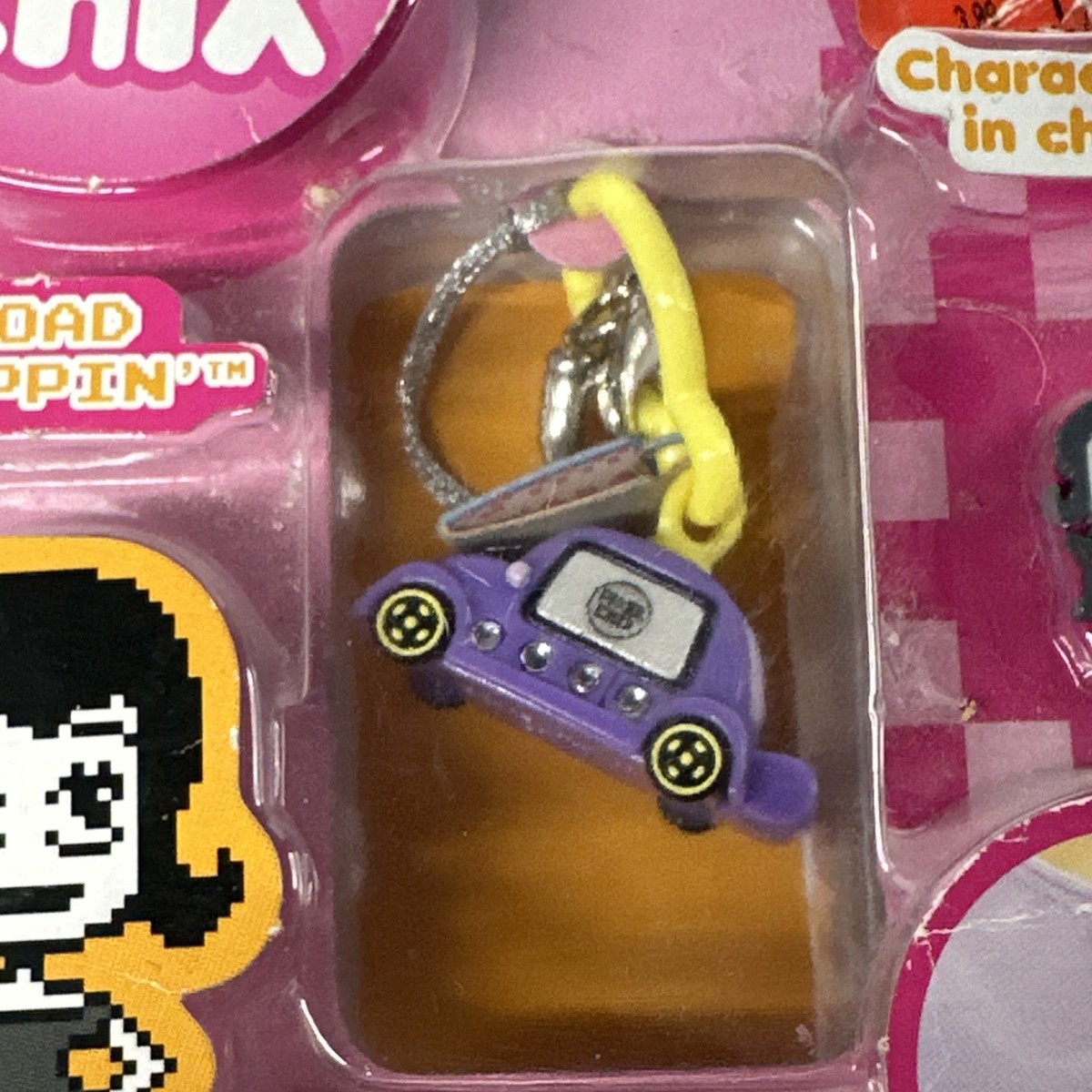 Pixel Chix 2006 Purple VW Road Trippin Car Unlockets Charm with