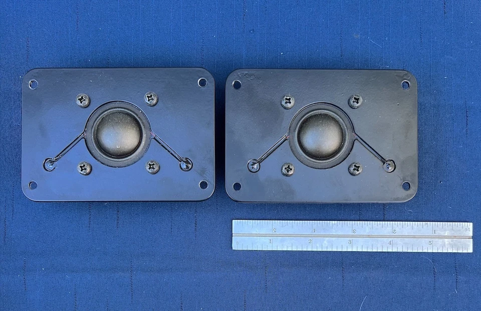 Par (2) Tweeters Cúpula Suave Sin Par Originales Hechos en Dinamarca, Polk, ADS, Etc. Foto 3 de 4