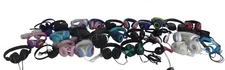 Lot of 31  Different brands wired Headphones -Free Shipping