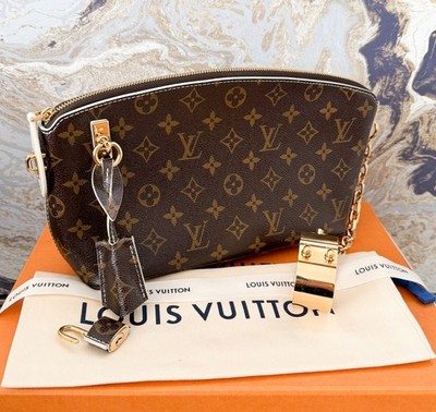 Louis Vuitton Monogram Lockit Fetish Clutch