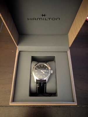 Hamilton khaki Murph 38mm Automatic with Box Papers 2025 / extra strap