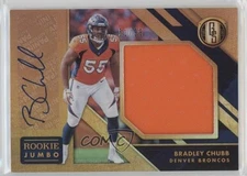 2018 Panini Gold Standard Jersey Jumbo 51/99 Bradley Chubb Rookie Auto RC 0r2f
