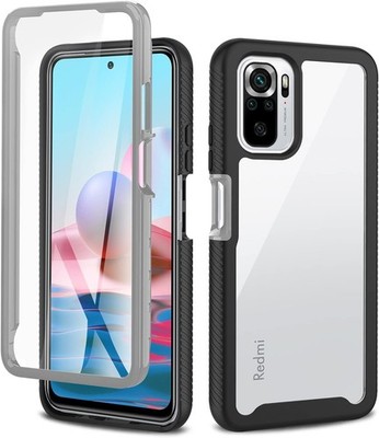CASE 2 SEITEN FÜR XIAOMI REDMI NOTE 10 SCHWARZE SEITEN