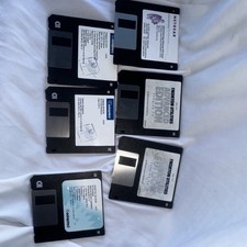 Adaptec Netgear Norton Vintage 3.5-Inch Floppy Disks Utilities Software Lot