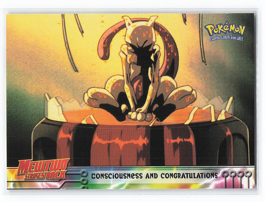 Consciousness and Congratulations 1999 Topps Pokemon the First Movie #3 