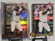 2025 Topps Chrome Update Ronny Simon Sepia Refractor #USC35 + Base Pirates RC