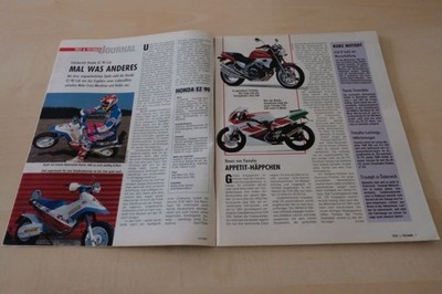 Motorrad 14/1991 Honda EZ 90 Cup mit 8,2PS im Fahrbericht auf einer Seite
