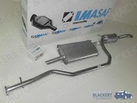 Imasaf Auspuffset für Ford Fiesta IV 1.3 I 1995-3/1997 | Mitteltopf+Endtopf