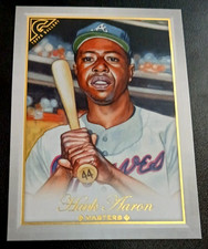 2019 TOPPS GALLERY #161 - HANK Aaron - ATLANTA BRAVES CARD