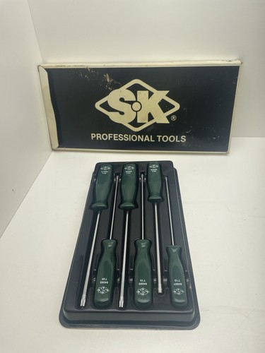 S.K Professional Tools Torx Screwdriver Set Of 6- T10,T15,T20,T25,T27,T30
