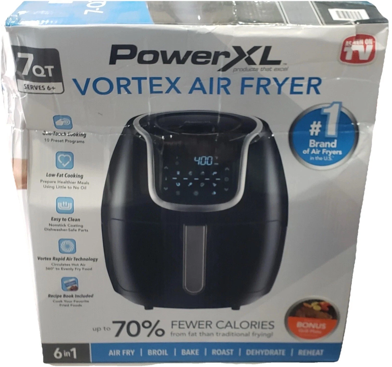 🥩 Vortex Air Fryer- 7qt - PowerXL, 1700W👍LIGHTY USED⚠️GREAT CONDITION
Opens in a new window or tab