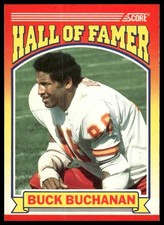 Buck Buchanan 1990 Score #600a Kansas City Chiefs