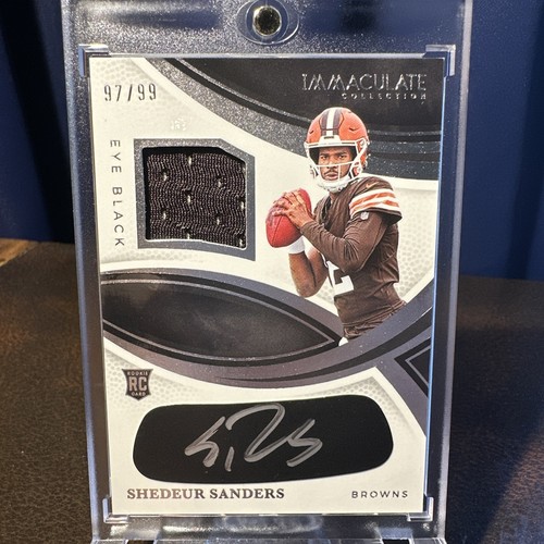 2025 Panini Immaculate - Shedeur Sanders #REBJ-SSS Eye Black 97/99 RPA ROOKIE