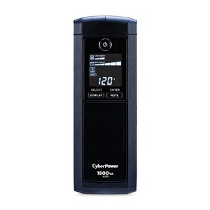 CyberPower CP1500AVRLCD-R 1500VA/900W LCD UPS System - Certified Refurbished