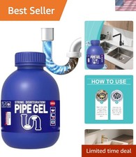 Pipe Bobo Drain Cleaner, Strength Drain Cleaner Powerful Pipe Dredging, 10 Fl Oz