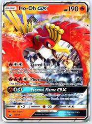 Ho-Oh GX SM57 Sun & Moon Black Star Promo Holo