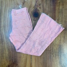 Vintage 70's Ardee Patchwork Denim Jeans Pants 9/10 Cotton Flare High rise EE25