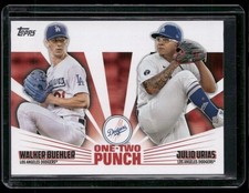 Walker Buehler / Julio Urias 2023 Topps One-Two Punch Los Angeles Dodgers #12P-3