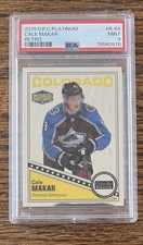 PSA 9 CALE MAKAR 2019/20 OPC O-Pee-Chee PLATINUM *RETRO* ROOKIE CARD!. rookie card picture