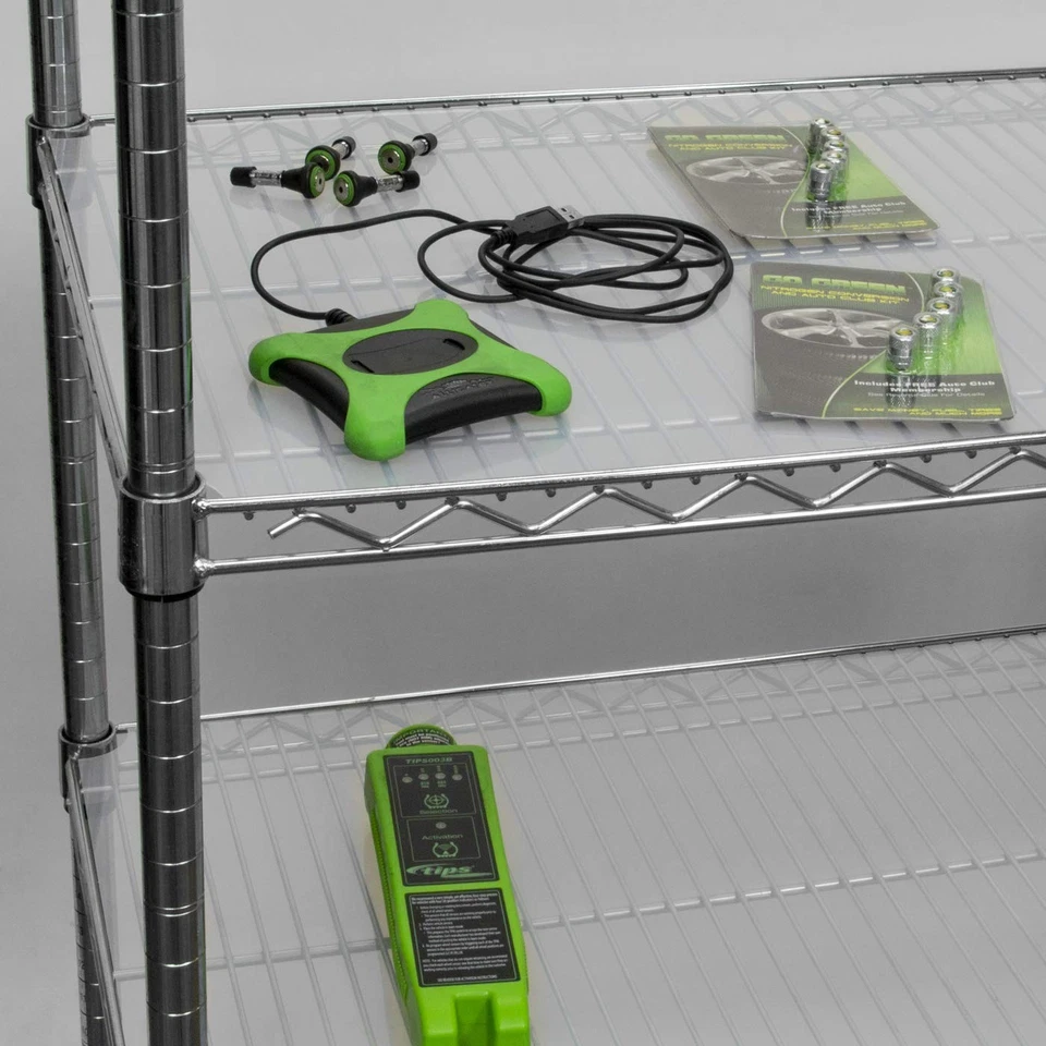 AW1836LINER Forro de estante transparente de 18 pulgadas X 36 pulgadas para estante de alambre cromado, paquete de 4 Foto 3 de 3