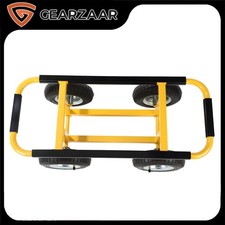 GEARZAAR Dolly Trolley Removal Cart for Moving Bulky Furniture Heavy Duty Yellow