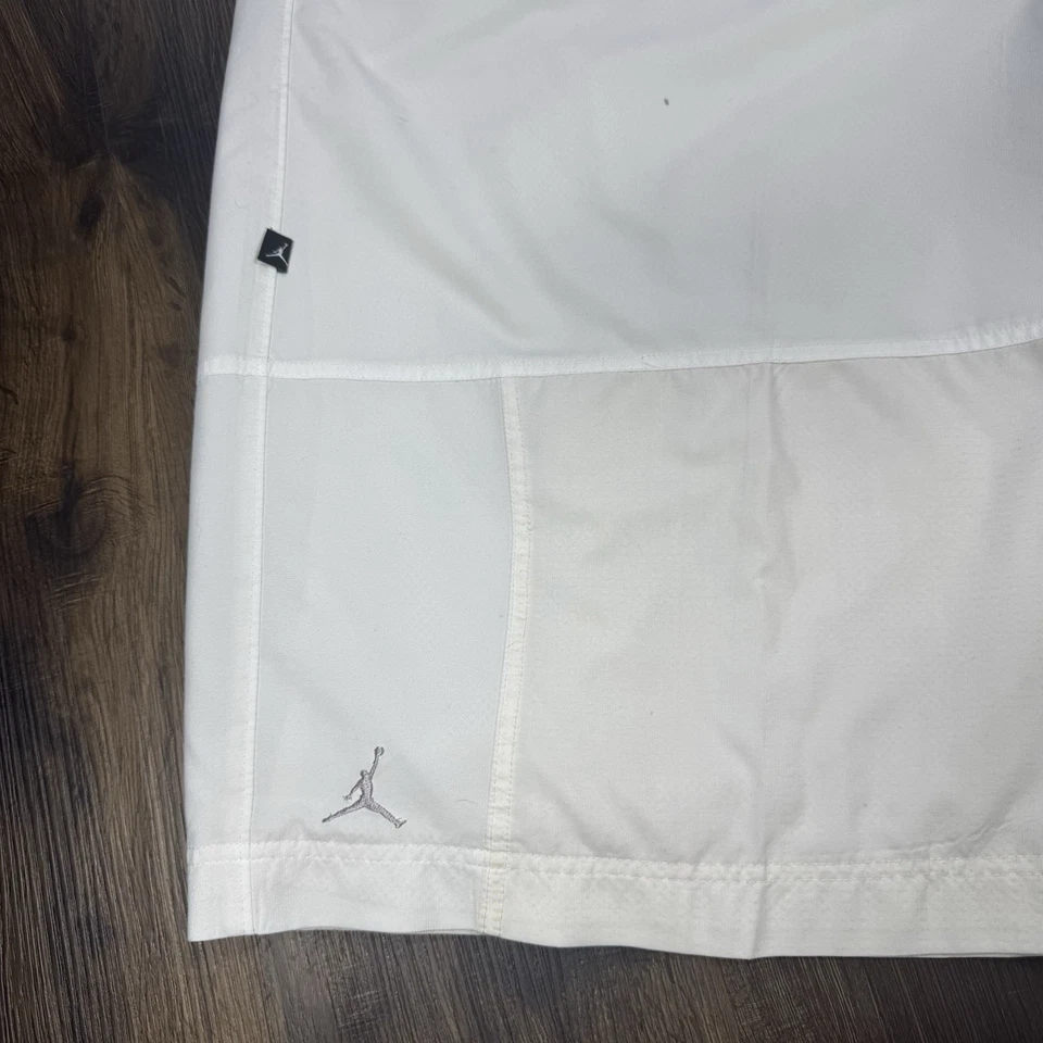 Shorts Jordan Air Force 1 branco tamanho 3XL basquete raro (SEM CORDÃO) - Imagem 3 de 4
