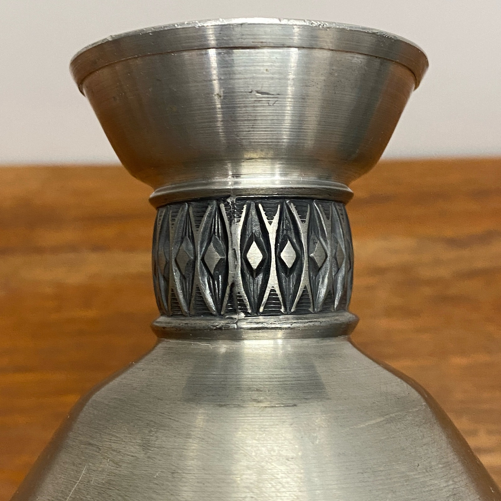 MASTAD Pewter 101 set of 2 Taper Candle Stick Holders Candlesticks made Norway