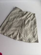 Urban Outfitters Black And Cream Skirt Slinky Feel Size Medium