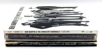 Ben Harper & The Innocent Criminals CD Lot Live Mars Fight Your Mind Lifeline