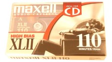 Maxell XLII 110 High Bias IEC Type II Blank Audio Cassette Tape 110 Min SEALED