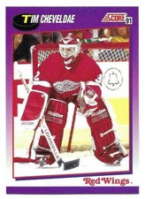 TIM CHEVELDAE 1991-92 SCORE CARD MINT CONDITION
