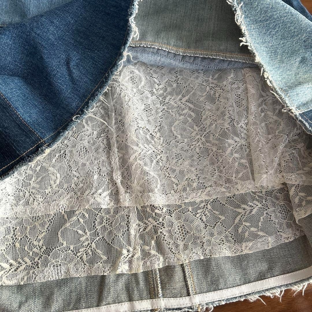 [Used] JUNYA WATANABE denim random patch denim dr… - image 6